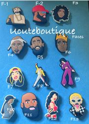 Character Face Shoe Charms – $2.49+ ✨ Cartoons, Horror, Princesses, Hip Hop &amp; Pop Culture Icons, and more!