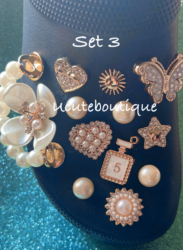 Shoe Charm Sets | 2-Piece to 12-Piece Shoe Accessories 4.99+