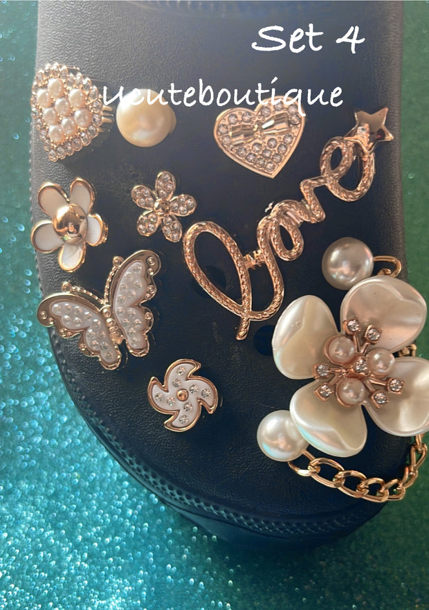 Shoe Charm Sets | 2-Piece to 12-Piece Shoe Accessories 4.99+