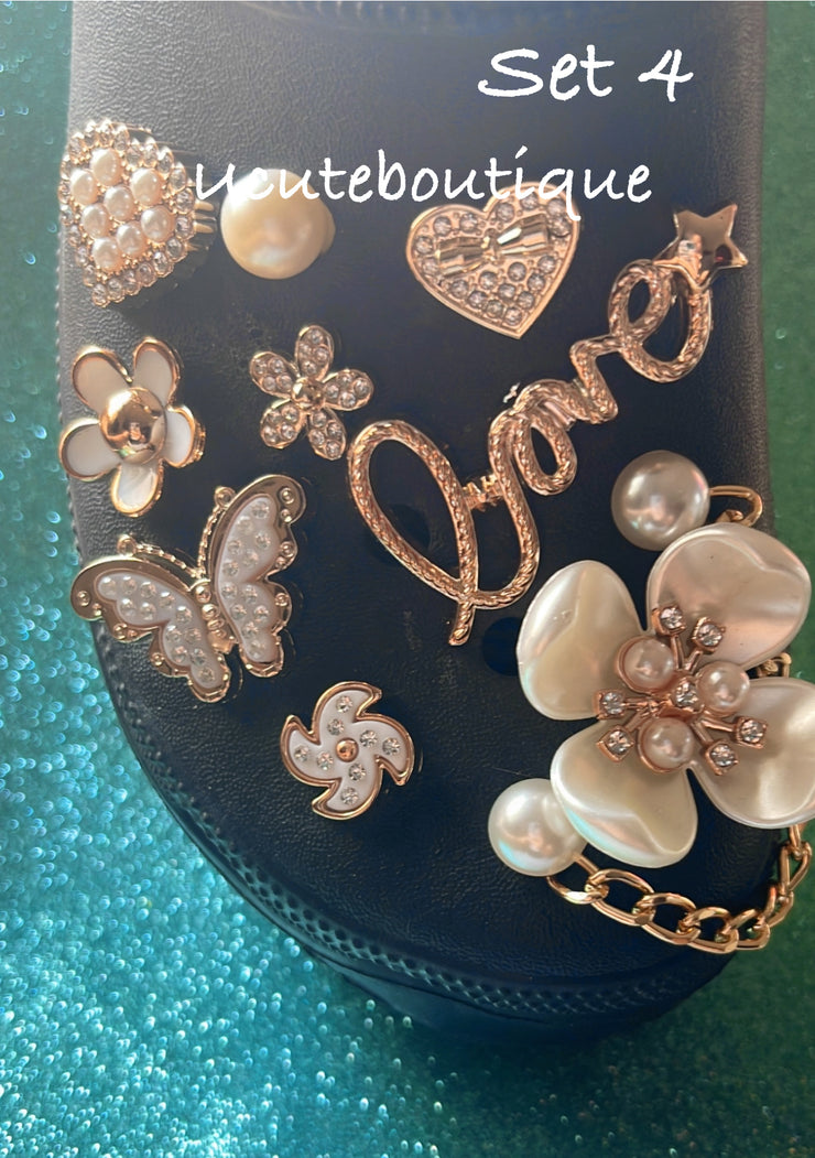 Shoe Charm Sets | 2-Piece to 12-Piece Shoe Accessories 4.99+