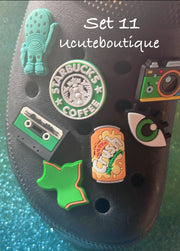 Shoe Charm Sets | 2-Piece to 12-Piece Shoe Accessories 4.99+