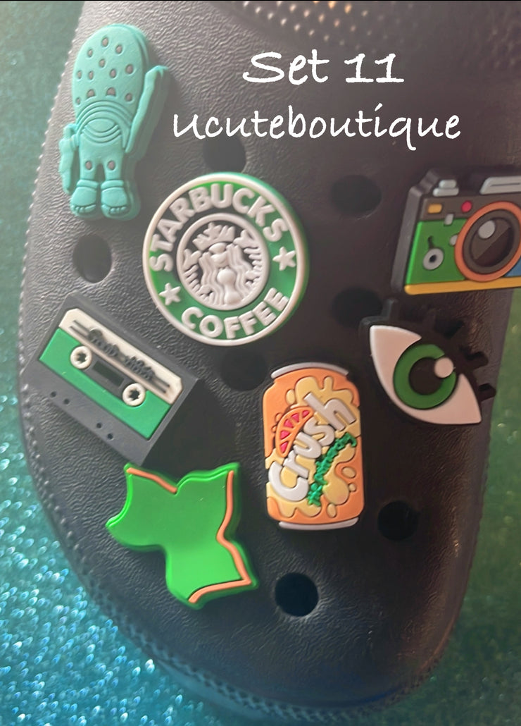 Shoe Charm Sets | 2-Piece to 12-Piece Shoe Accessories 4.99+