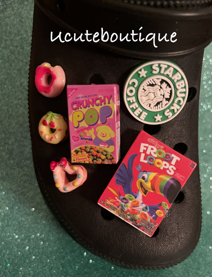Food-Inspired Shoe Charms| Cute Aesthetic Croc Accessories | Trendy Gift for Her