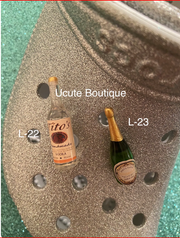 Liquor Shoe Charms |Bar Aesthetic Shoe Accessories  | Fun Gift for Adults 1.99+