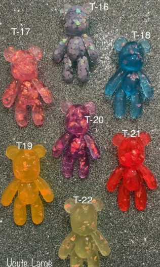 Teddy Bear Shoe Charm  Large & Small and 3 Piece Sets 3.99+