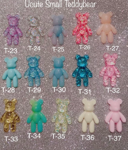 Teddy Bear Shoe Charm  Large & Small and 3 Piece Sets 3.99+