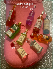 Liquor Shoe Charms |Bar Aesthetic Shoe Accessories  | Fun Gift for Adults 1.99+