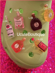 Liquor Shoe Charms |Bar Aesthetic Shoe Accessories  | Fun Gift for Adults 1.99+
