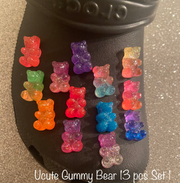 Teddy Bear Shoe Charm  Large & Small and 3 Piece Sets 3.99+