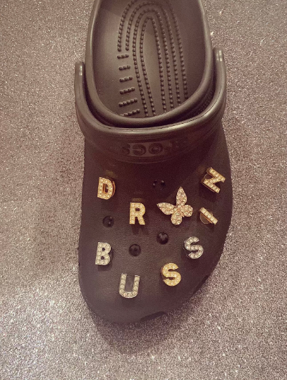 Alphabet Shoe Charms: Gold & Silver Letter Charms