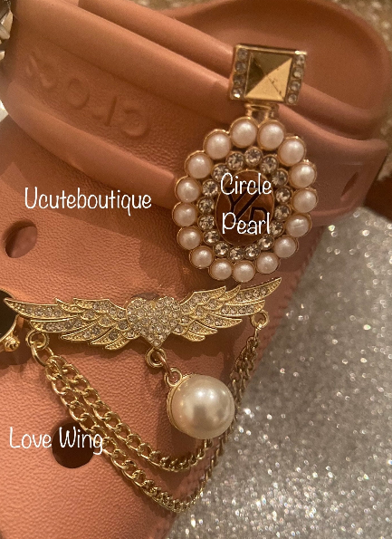 Luxury Shoe Charms for Croc Style Shoes | Rhinestone Bling Fashion Accessories